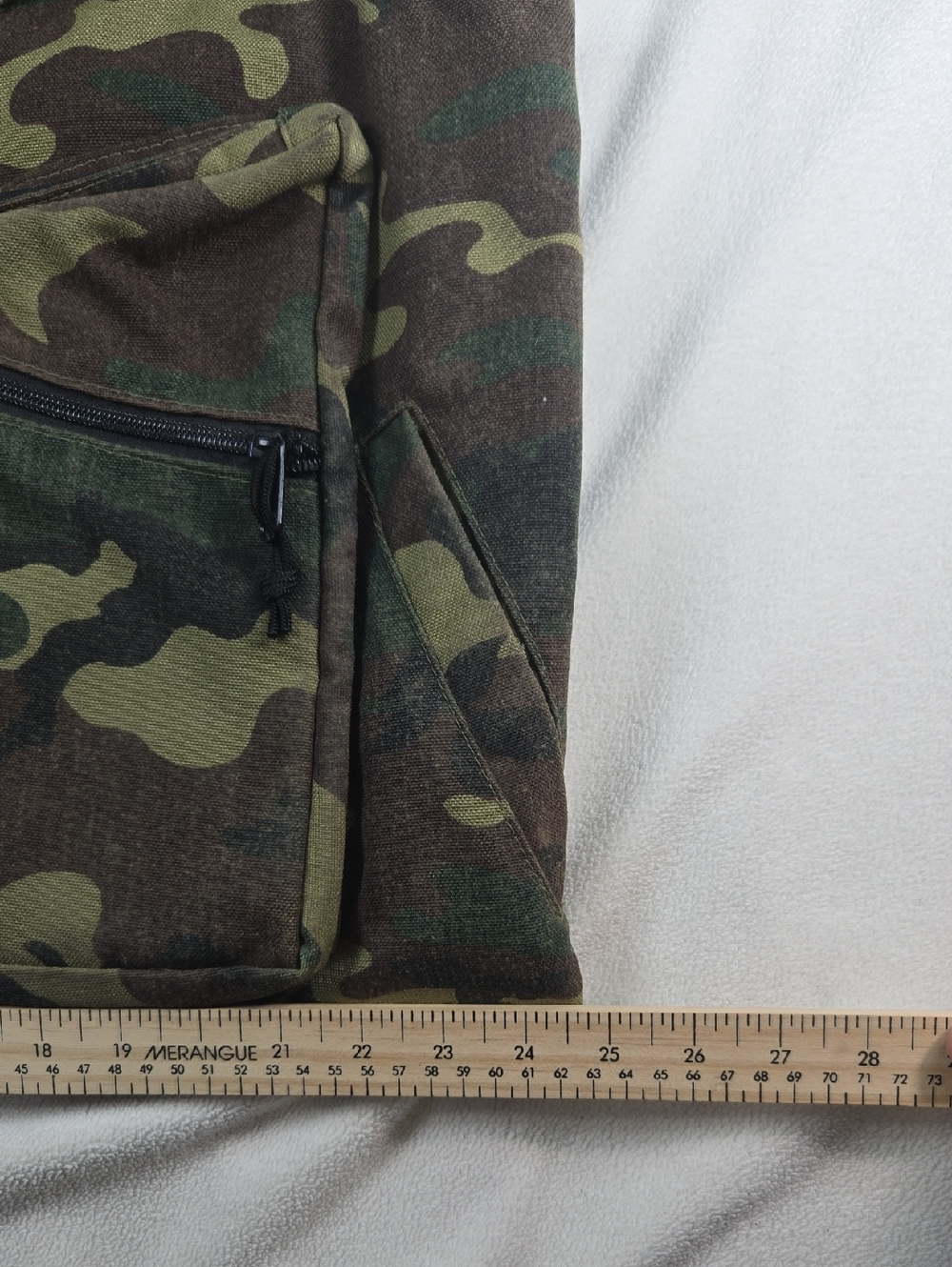 Camo Utility/Fishing Vest - Green/Brown Pattern - Picture 4 of 10